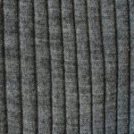 Bresciani Ascanio medium grey ribbed merino wool socks