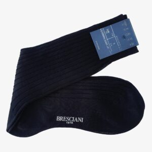 Bresciani Cesare tamsiai mėlynos kojinės
