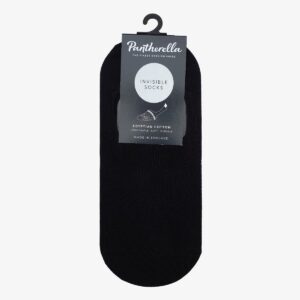 Pantharella Seville black cotton invisible socks