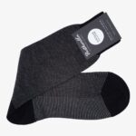 Pantherella Tewkesbury juodos kojinės su birdseye raštu
