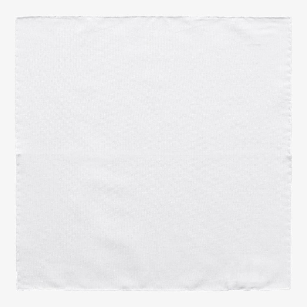 Eton white signature twill cotton pocket square