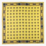 Serà Fine Silk Milano Sunrise yellow silk pocket square