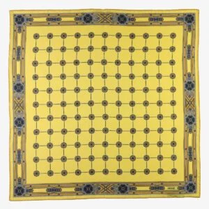 Serà Fine Silk Milano Sunrise yellow silk pocket square