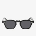 TBD Eyewear Cord saulės akiniai juodais rėmeliais ir pilkais lęšiais