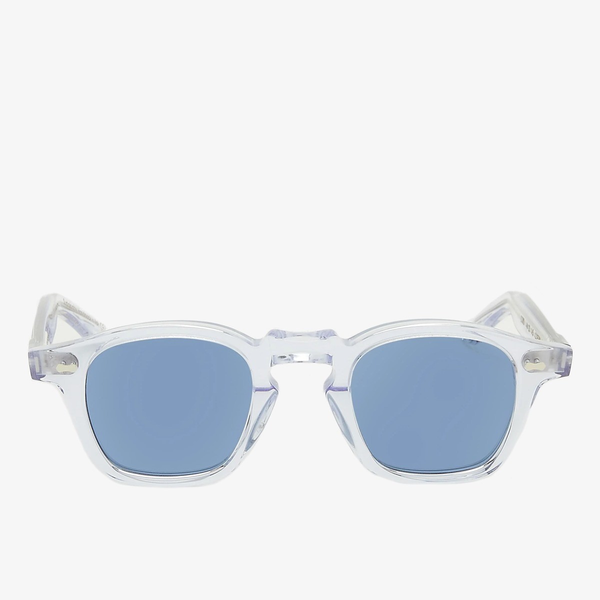 TBD Eyewear Cord saulės akiniai permatomais rėmeliais ir mėlynais lęšiais