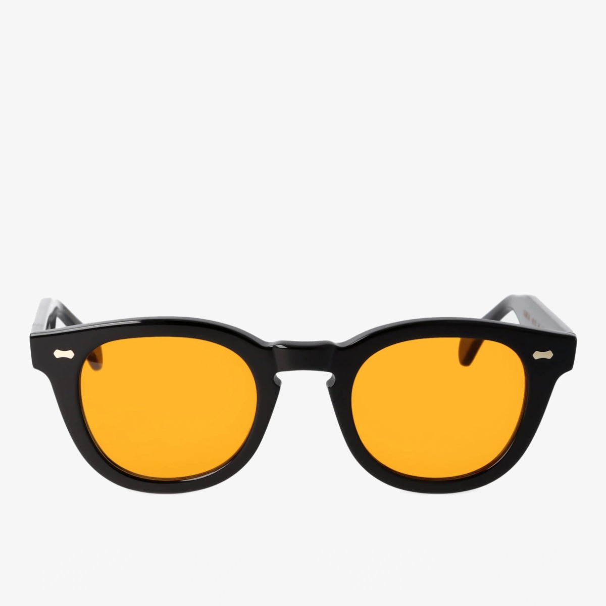 TBD Eyewear Donegal black frame orange lenses sunglasses