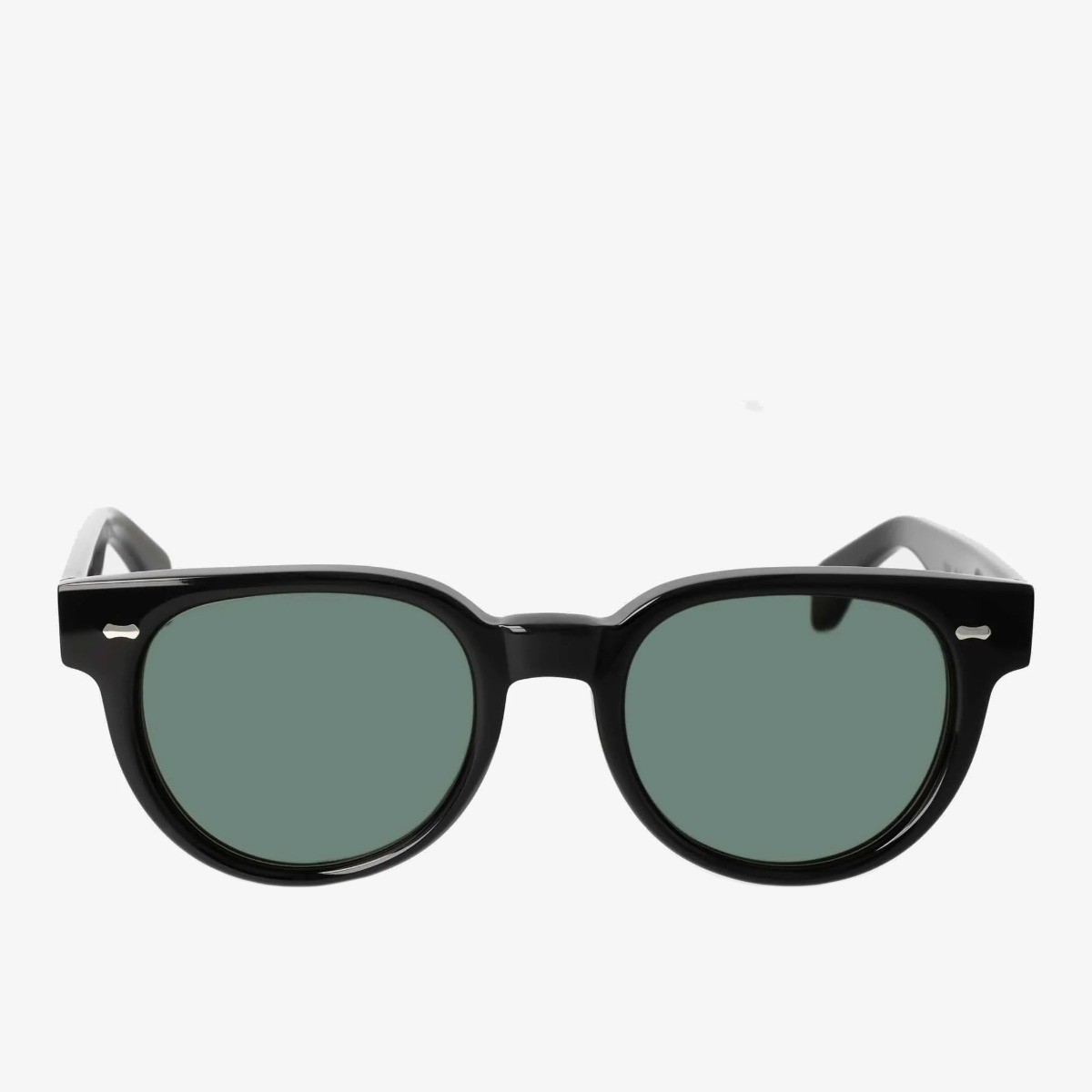 TBD Eyewear Palm saulės akiniai juodais rėmeliais ir žaliais lęšiais