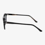 TBD Eyewear Shetland saulės akiniai juodais rėmeliais ir pilkais lęšiais