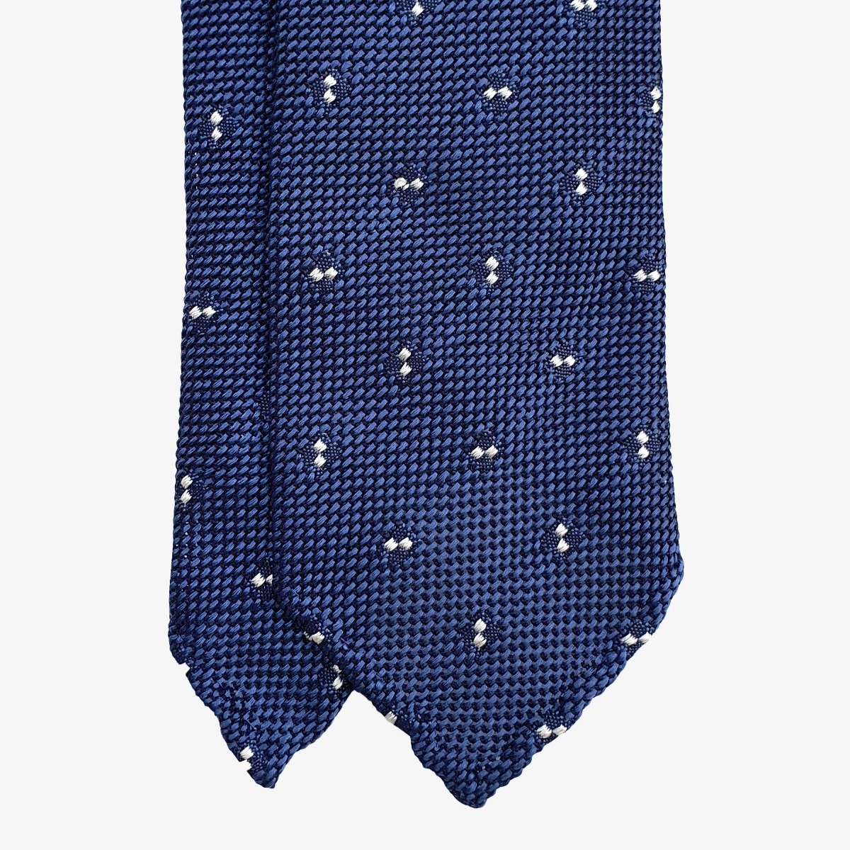 Serà Fine Silk mėlynas šilkinis grenadino kaklaraištis