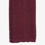 Serà Fine Silk burgundy knitted silk tie