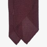 Shibumi Firenze tamsiai raudonas šilkinis grenadino kaklaraištis