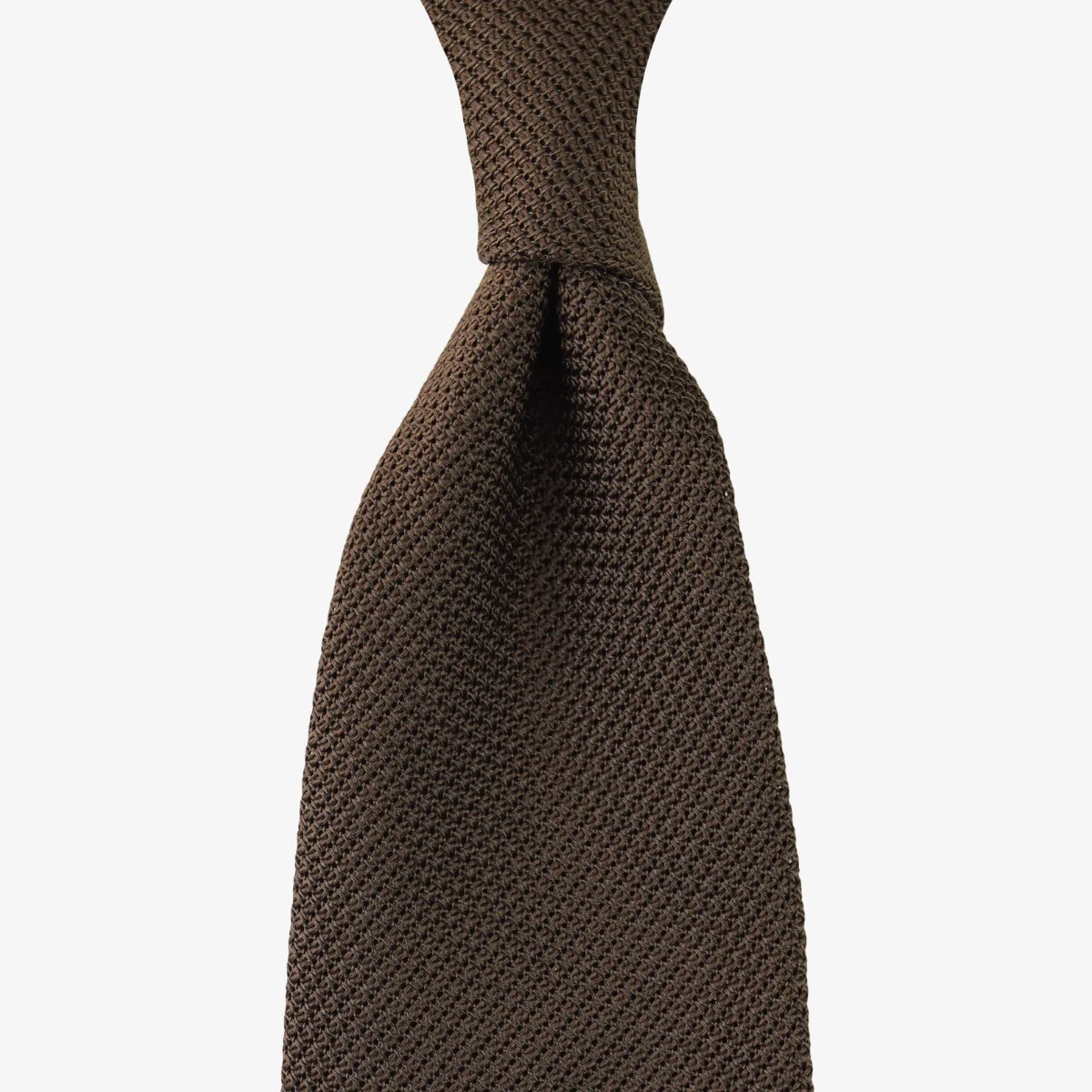 Shibumi Firenze tamsiai rudas šilkinis grenadino kaklaraištis II