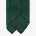 Shibumi Firenze forest green grenadine silk tie