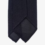 Shibumi Firenze tamsiai mėlynas šilkinis grenadino kaklaraištis