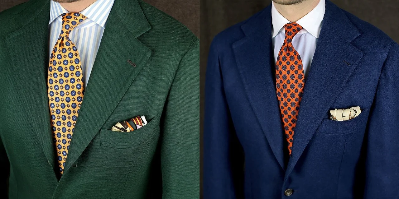 5 essential ties for every occasion - bright-colored patterned tie