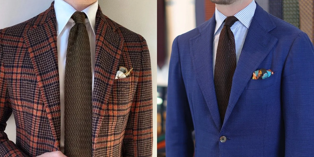 5 essential ties for every occasion - brown knit tie