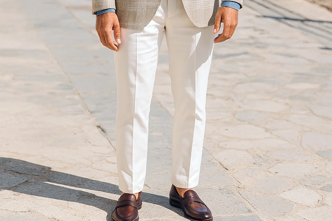 How to Style White Trousers for Men: 7 Outfit Ideas