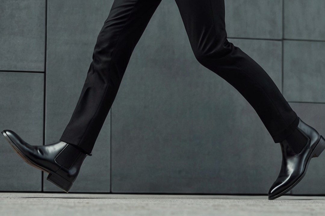 How to wear boots with a suit