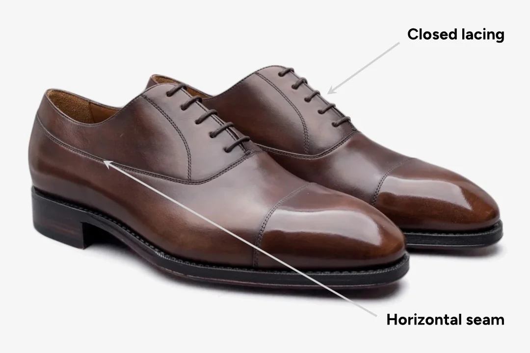 Balmoral shoes - the difference between oxfords and balmorals