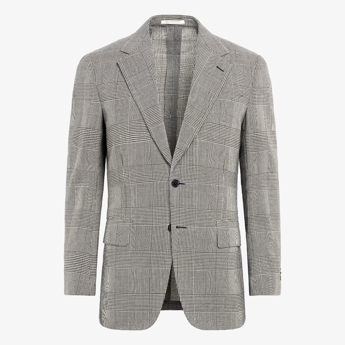 Suitsupply black checked tailored fit Milano blazer