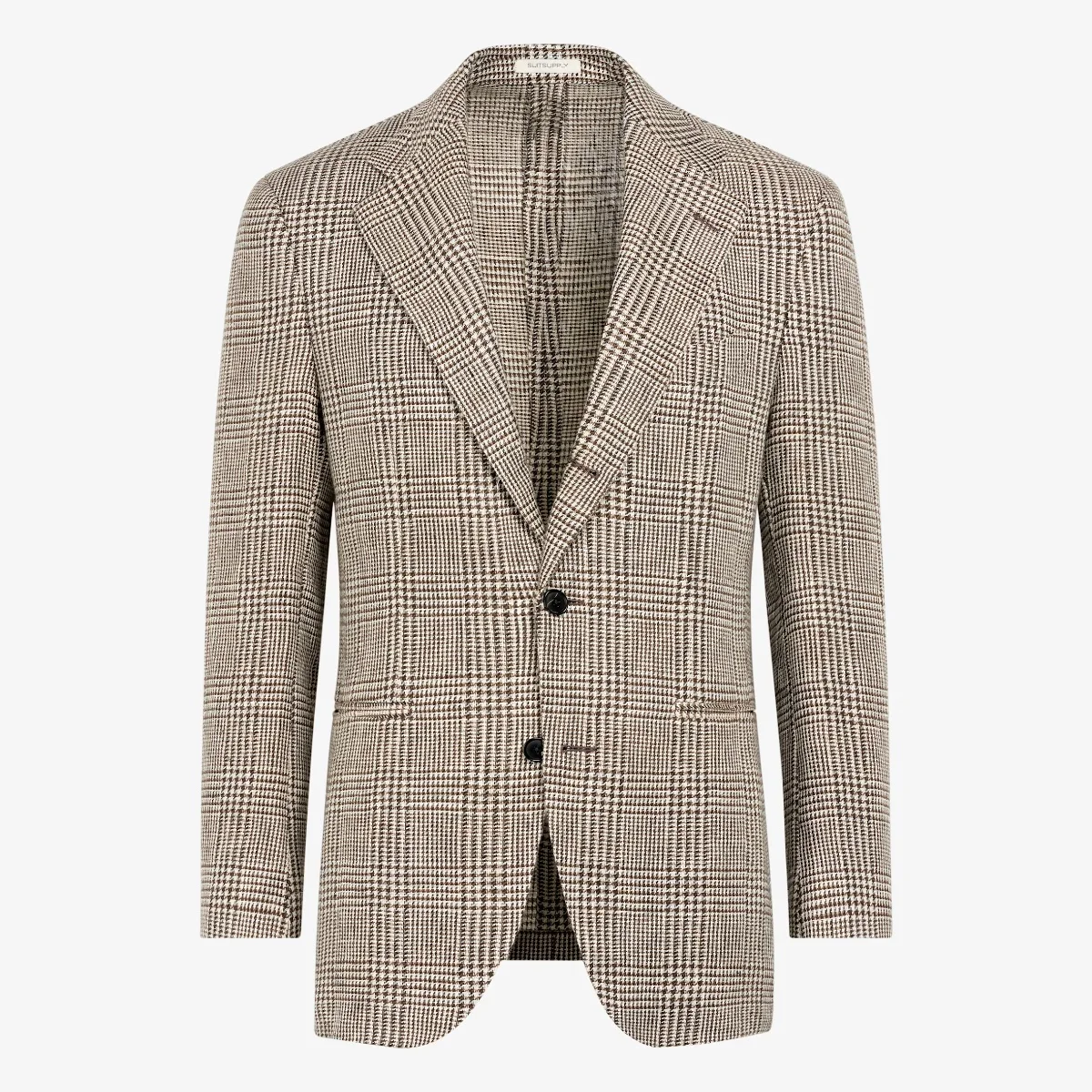 Suitsupply mid brown checked relaxed fit Romas blazer