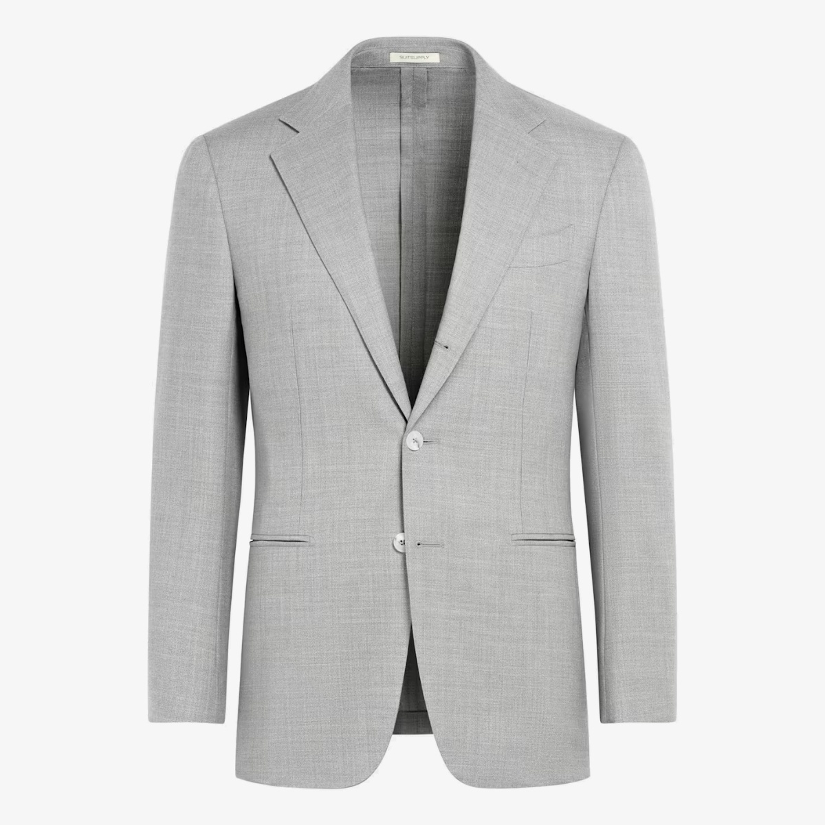 Suitsupply light grey tailored fit Havana suit jacket