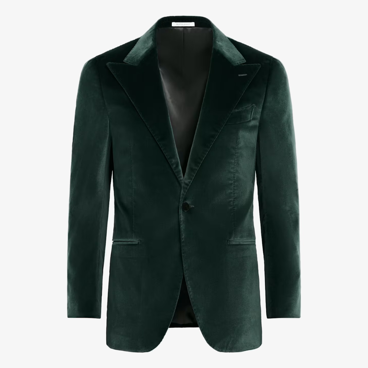 Suitsupply dark green tailored Havana tuxedo dinner jacket