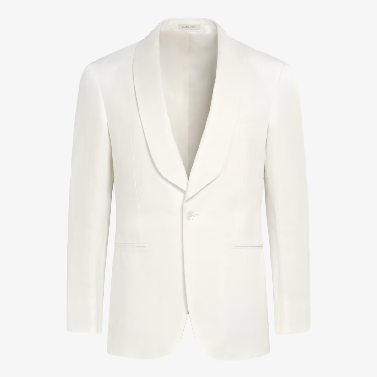 Suitsupply Off-White Tailored Fit Havana Dinner Jacket
