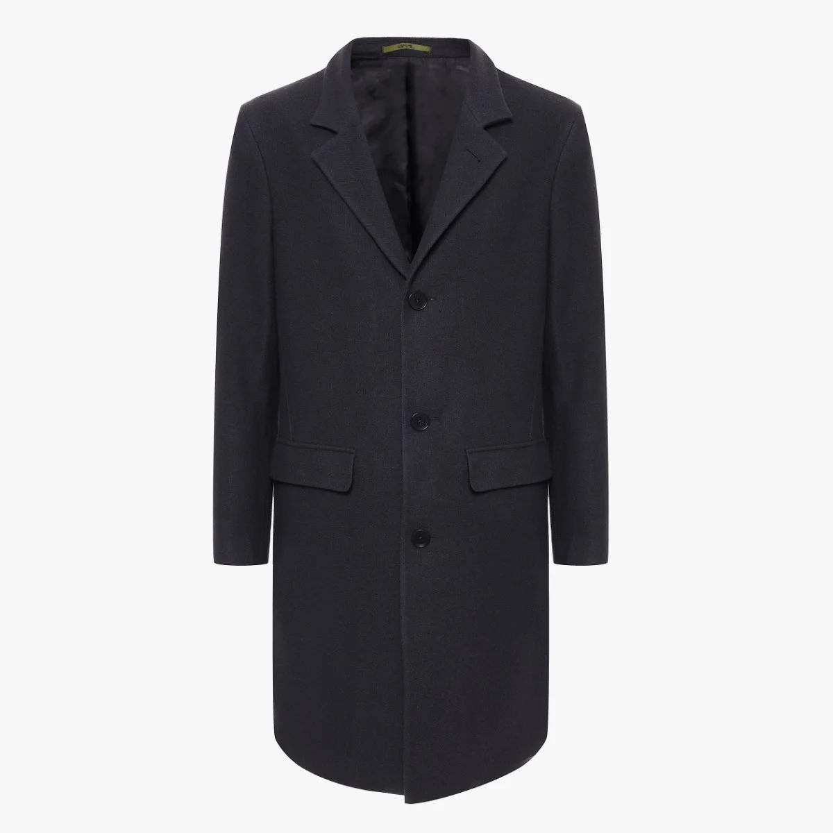 BML navy wool overcoat