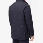 BML navy quilted padded overjacket