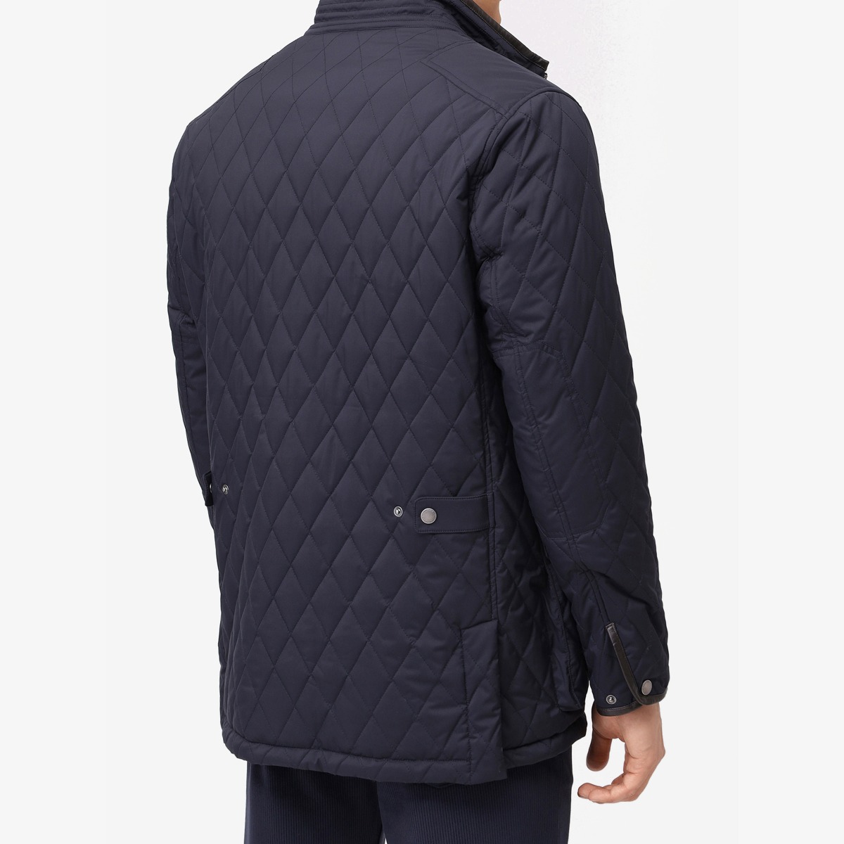 BML navy quilted padded overjacket