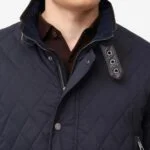 BML navy quilted padded overjacket