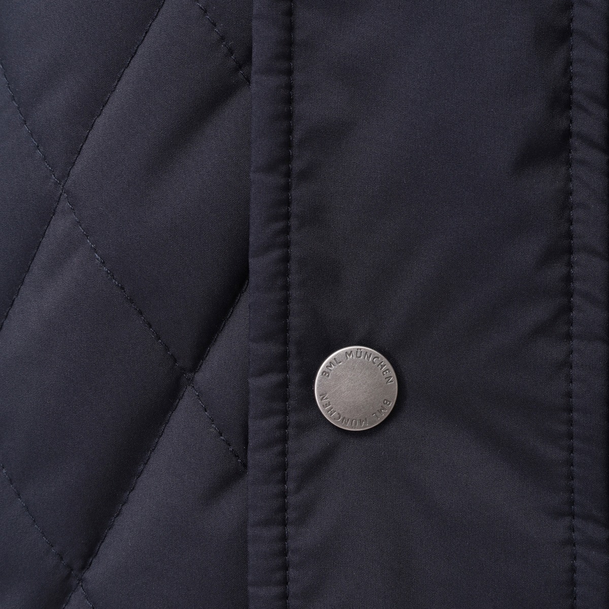 BML navy quilted padded overjacket