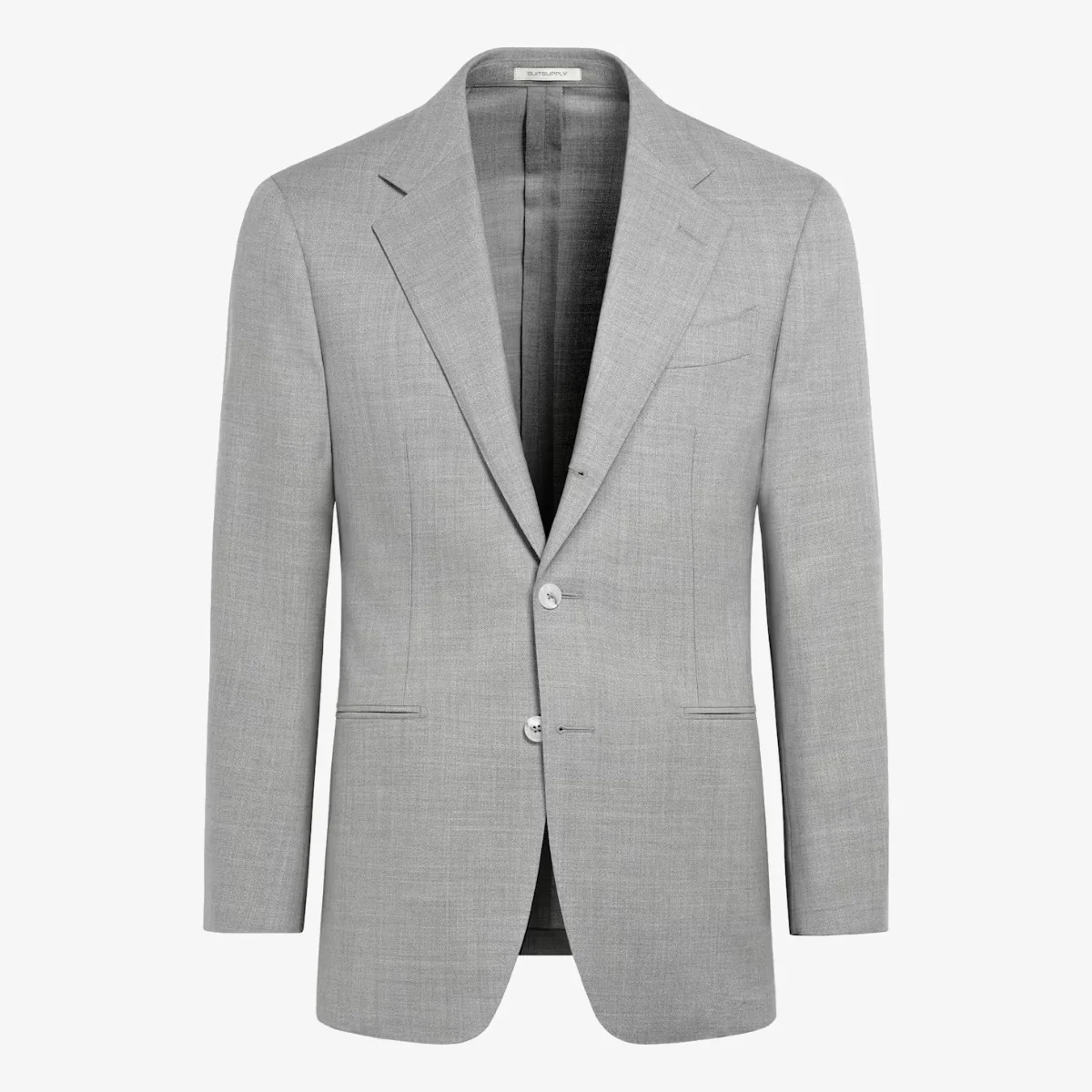 Suitsupply light grey tailored fit Havana suit jacket