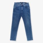 Barmas Dean blue slim fit cashmere washed jeans