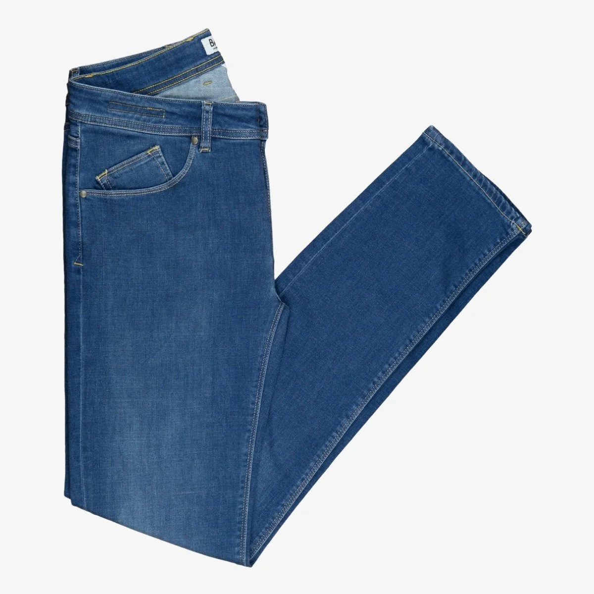 Barmas Dakota blue slim fit 9.5 oz. washed jeans