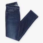 Barmas Dean navy slim fit 12 oz. washed jeans