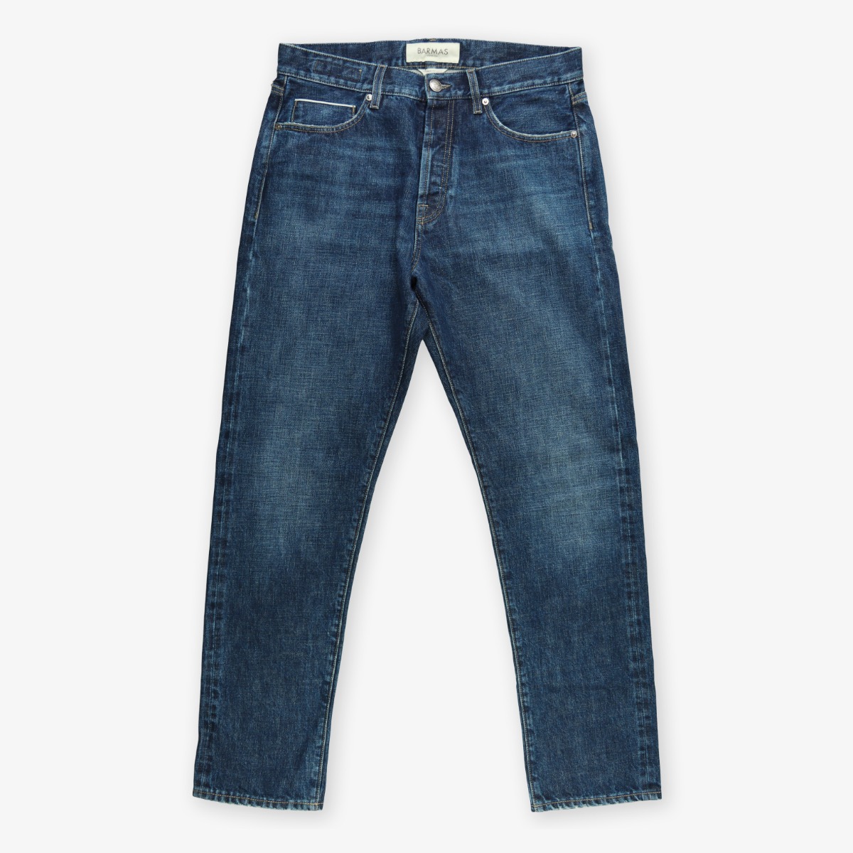 Barmas Tokyo blue straight fit 12 oz. Japanese selvedge denim jeans