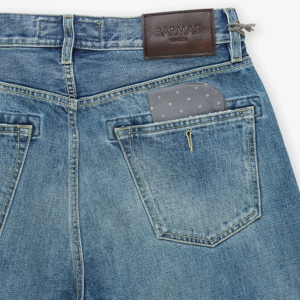 Barmas Tokyo light blue straight fit 12 oz. Japanese selvedge denim jeans