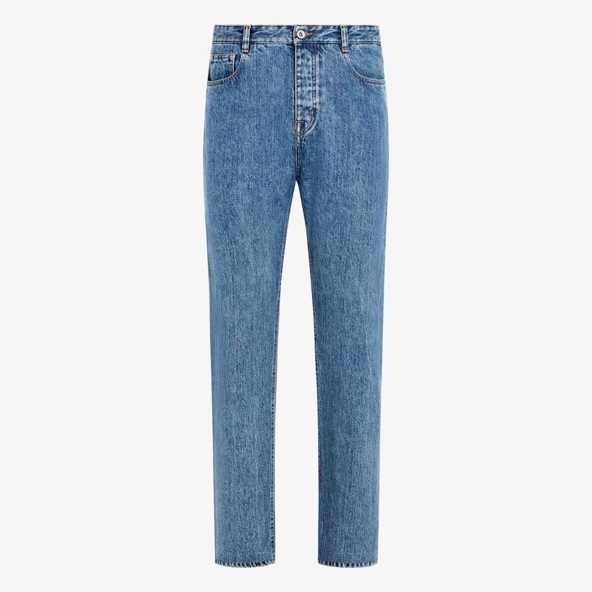 Suitsupply mid blue straight leg tapered jeans