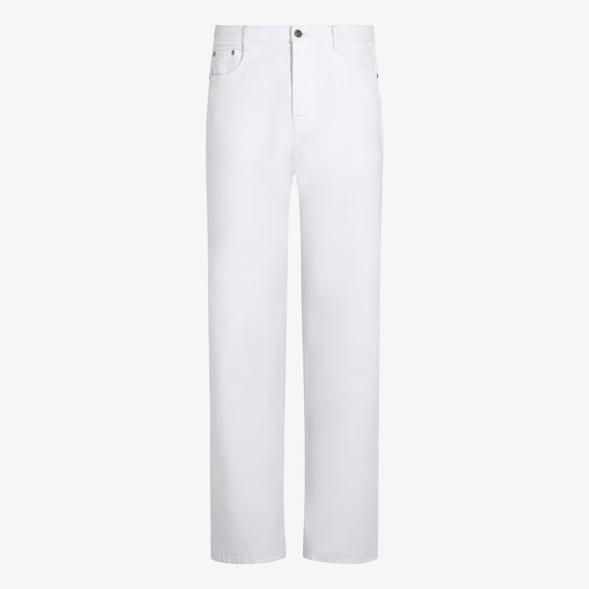 Suitsupply white straight leg jeans