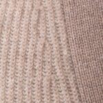 BML beige merino wool and cashmere v-neck cardigan