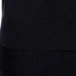 BML charcoal wool and silk crew neck sweater