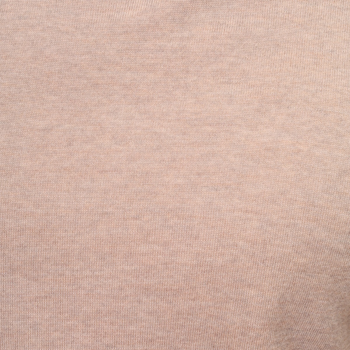 BML beige merino wool mock neck sweater