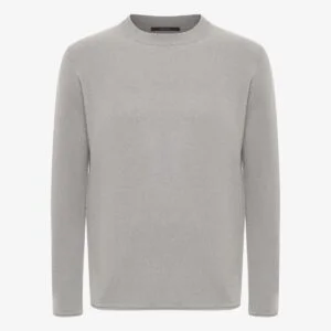 BML grey cashmere crew neck sweater