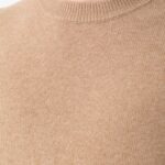 BML camel cashmere crew neck sweater