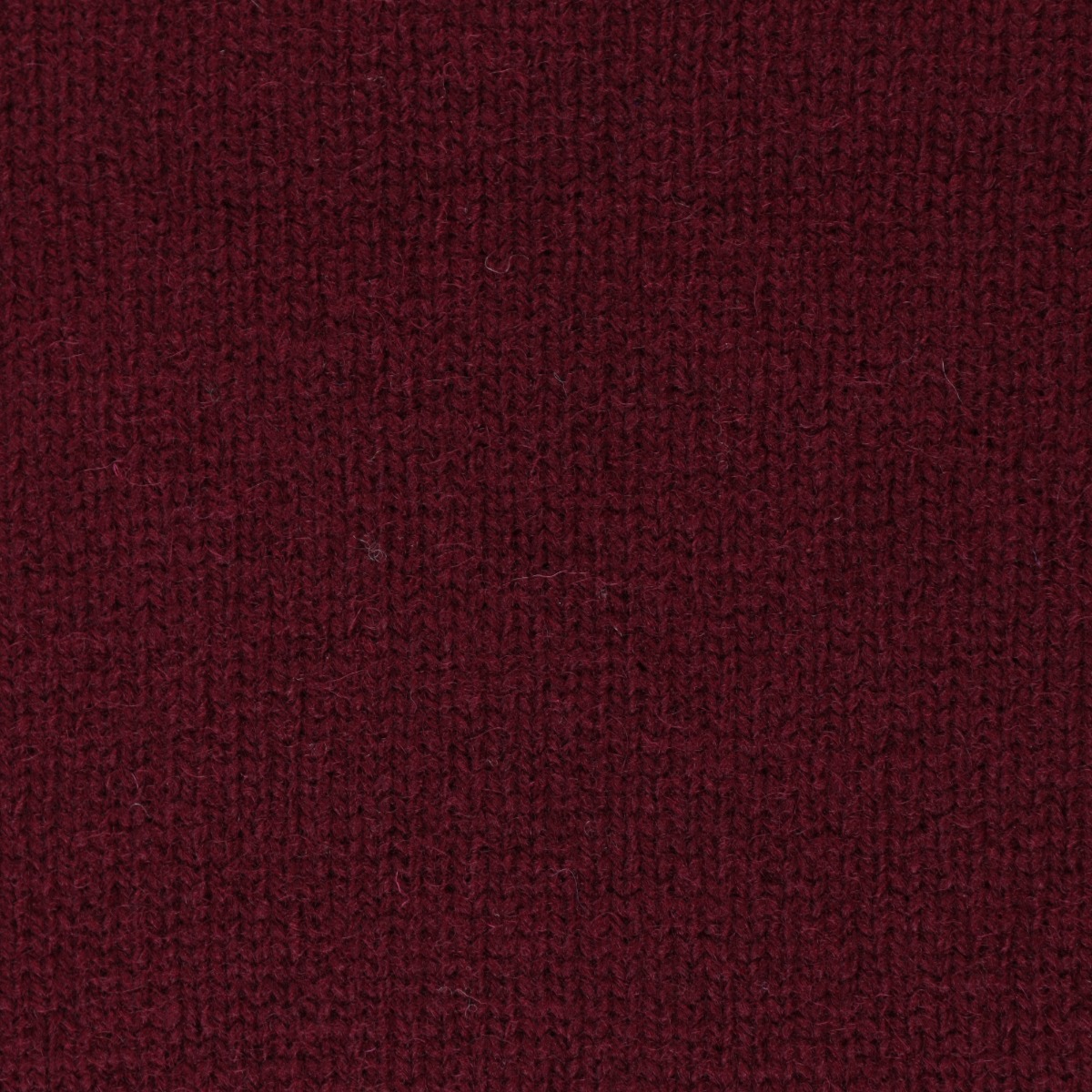 Jamiesons tamsiai raudonas vilnos megztinis apvalia apykakle