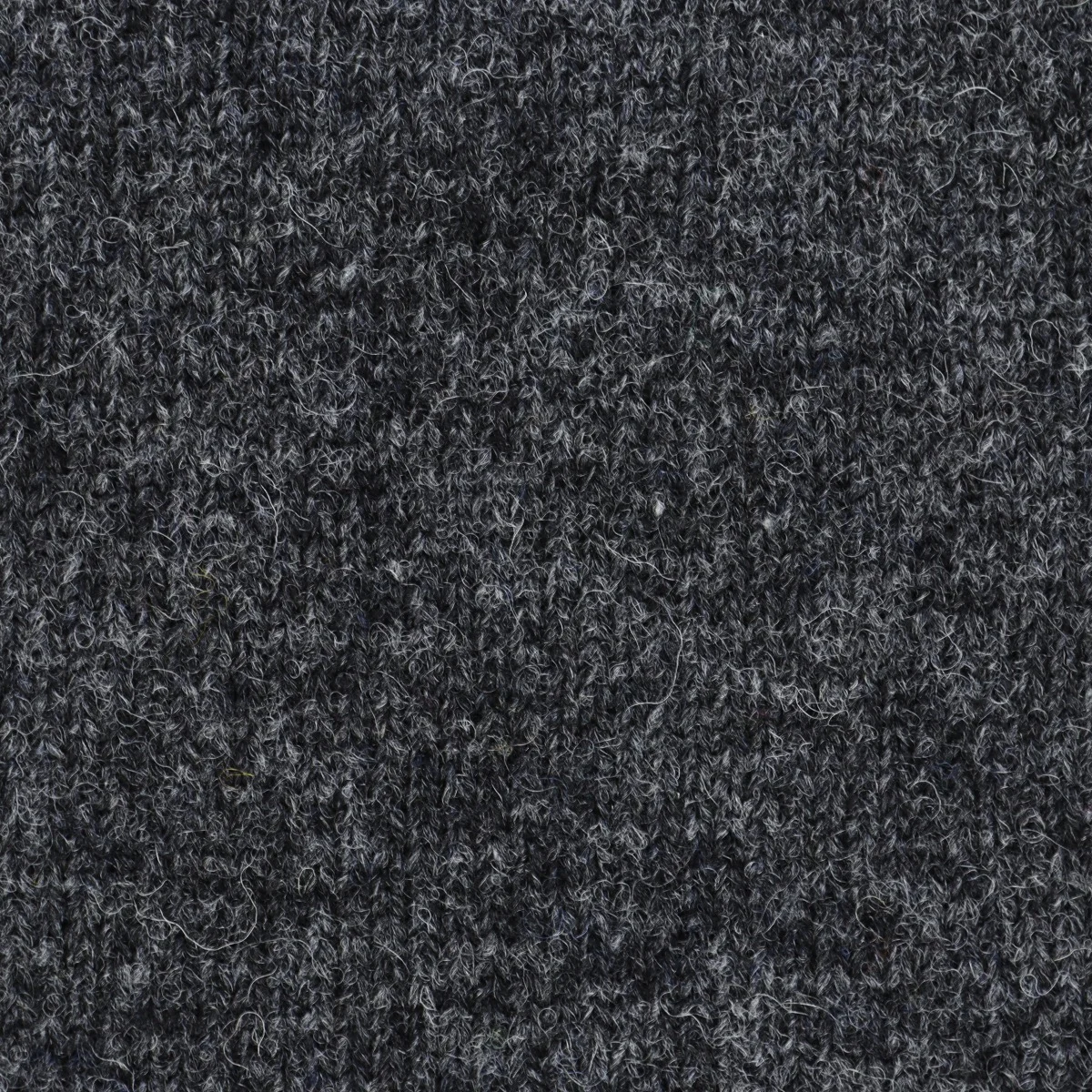 Jamiesons tamsiai pilkas vilnos megztinis apvalia apykakle