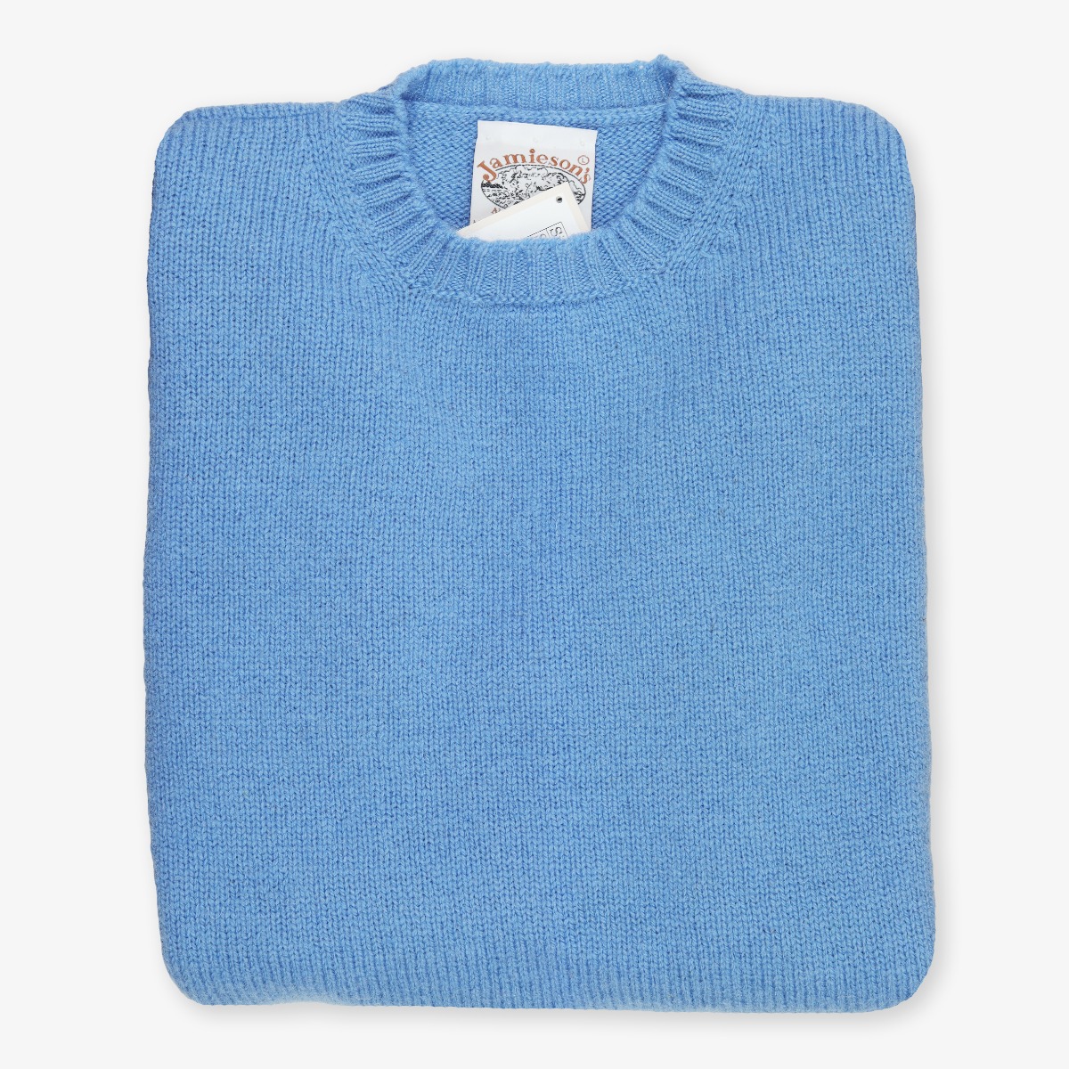 Jamiesons light blue wool crew neck sweater