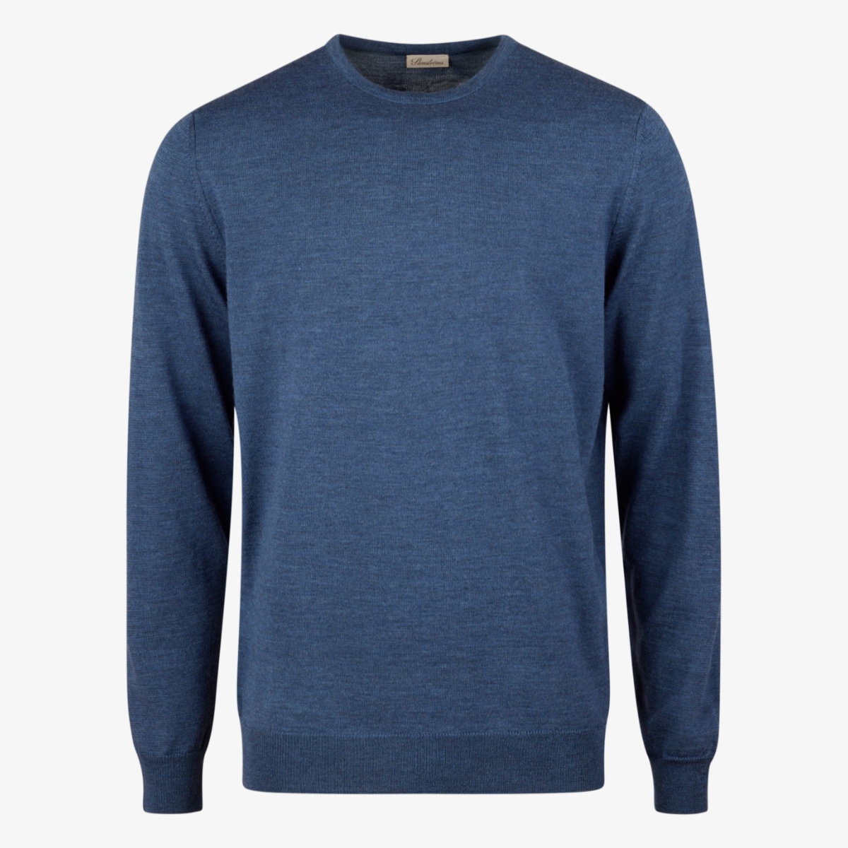 Stenströms blue merino wool crew neck sweater